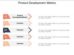 Product development metrics ppt powerpoint presentation summary model cpb