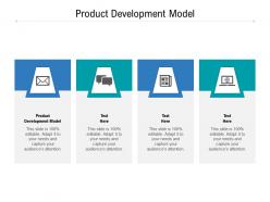 Product development model ppt powerpoint presentation slides icons cpb