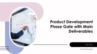 Product Development Phase Gate With Main Deliverables PPT Structure AT