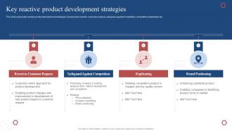 Product Development Plan Key Reactive Product Development Strategies