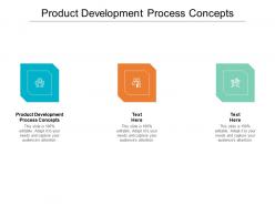 Product development process concepts ppt powerpoint presentation show pictures cpb