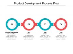 Product development process flow ppt powerpoint presentation ideas cpb