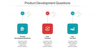 Product development questions ppt powerpoint presentation visual aids layouts cpb