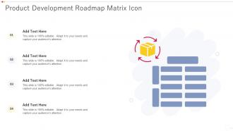 Product Development Roadmap Matrix Icon