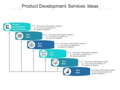Product development services ideas ppt powerpoint presentation professional slides cpb