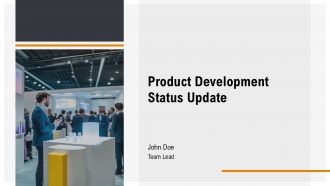 Product Development Status Update PPT Structure AT