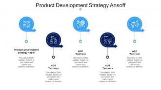 Product Development Strategy Ansoff Ppt Powerpoint Presentation Visual Cpb