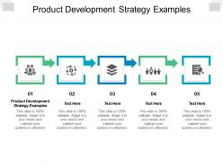 Product development strategy examples ppt powerpoint presentation infographics graphics cpb