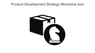 Product Development Strategy Monotone Icon In Powerpoint Pptx Png And Editable Eps Format