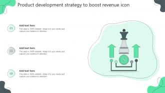 Product Development Strategy To Boost Revenue Icon