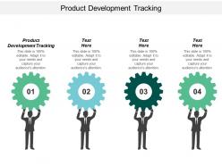 Product development tracking ppt powerpoint presentation icon example cpb
