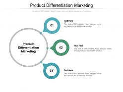 Product differentiation marketing ppt powerpoint presentation inspiration layout ideas cpb