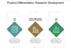 Product differentiation research development ppt powerpoint presentation portfolio graphic images cpb