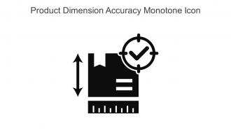 Product Dimension Accuracy Monotone Icon In Powerpoint Pptx Png And Editable Eps Format