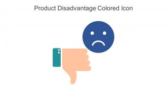 Product Disadvantage Colored Icon In Powerpoint Pptx Png And Editable Eps Format