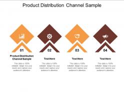 Product distribution channel sample ppt powerpoint presentation visual aids background images cpb