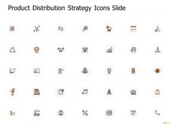 Product Distribution Strategy Icons Slide Growth Gears Ppt Powerpoint Presentation Gallery Display
