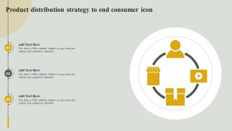 Product Distribution Strategy To End Consumer Icon