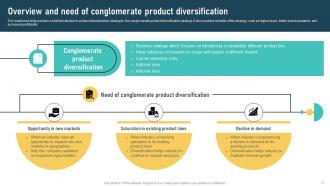 Product Diversification Techniques Overview And Implementation Strategies Strategy MD Designed Colorful