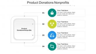 Product donations nonprofits ppt powerpoint presentation ideas examples cpb
