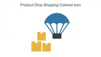 Product Drop Shipping Colored Icon In Powerpoint Pptx Png And Editable Eps Format