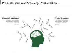 Product economics achieving product share customer economies dominant exchange