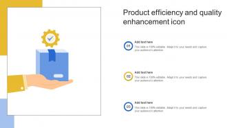 Product Efficiency And Quality Enhancement Icon