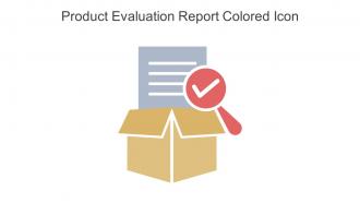 Product Evaluation Report Colored Icon In Powerpoint Pptx Png And Editable Eps Format