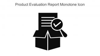 Product Evaluation Report Monotone Icon In Powerpoint Pptx Png And Editable Eps Format