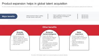 Product Expansion Helps In Global Talent Acquisition Product Expansion Steps