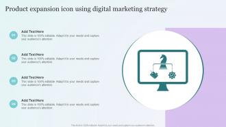 Product Expansion Icon Using Digital Marketing Strategy