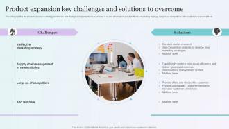 Product Expansion Key Challenges And Solutions To Overcome