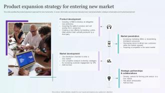 Product Expansion Strategy For Entering New Market