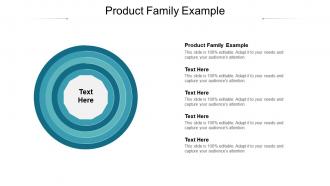 Product family example ppt powerpoint presentation layouts slide download cpb