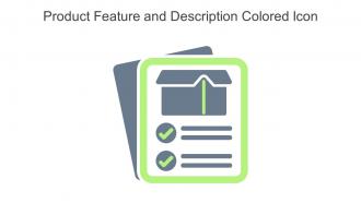 Product Feature And Description Colored Icon In Powerpoint Pptx Png And Editable Eps Format