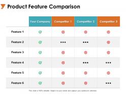 Product Feature Comparison Business A738 Ppt Powerpoint Presentation Show Grid