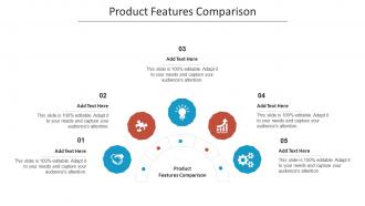 Product Features Comparison Ppt Powerpoint Presentation Clipart Cpb