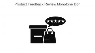 Product Feedback Review Monotone Icon In Powerpoint Pptx Png And Editable Eps Format