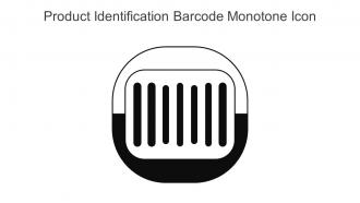 Product Identification Barcode Monotone Icon In Powerpoint Pptx Png And Editable Eps Format