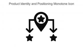 Product Identity And Positioning Monotone Icon In Powerpoint Pptx Png And Editable Eps Format