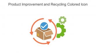 Product Improvement And Recycling Colored Icon In Powerpoint Pptx Png And Editable Eps Format