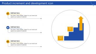 Product Increment And Development Icon