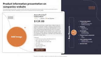 Product Information Presentation On Companies Buyer Journey Optimization Through Strategic