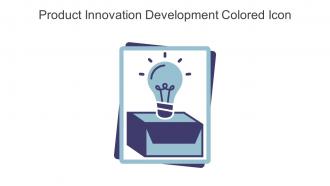 Product Innovation Development Colored Icon In Powerpoint Pptx Png And Editable Eps Format