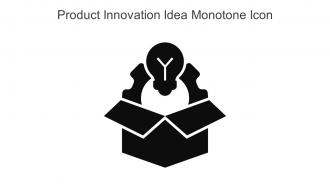 Product Innovation Idea Monotone Icon In Powerpoint Pptx Png And Editable Eps Format