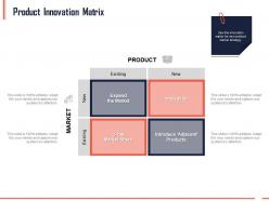 Product innovation matrix ppt powerpoint presentation gallery images