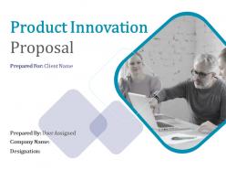 Product Innovation Proposal Powerpoint Presentation Slides