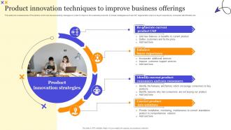 Product Innovation Techniques To Improve Business Offerings