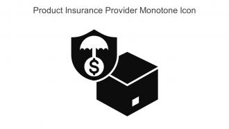 Product Insurance Provider Monotone Icon In Powerpoint Pptx Png And Editable Eps Format
