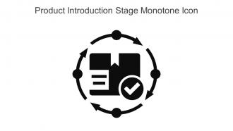 Product Introduction Stage Monotone Icon In Powerpoint Pptx Png And Editable Eps Format